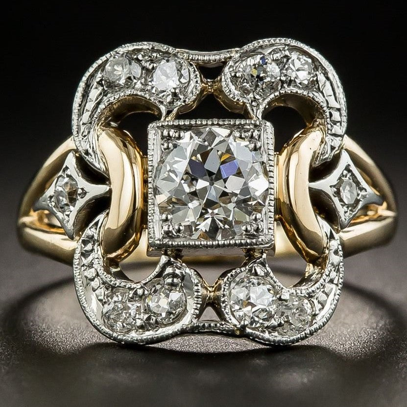 Hedda – Ring mit Gravur-Ornament – Marlena Atelier