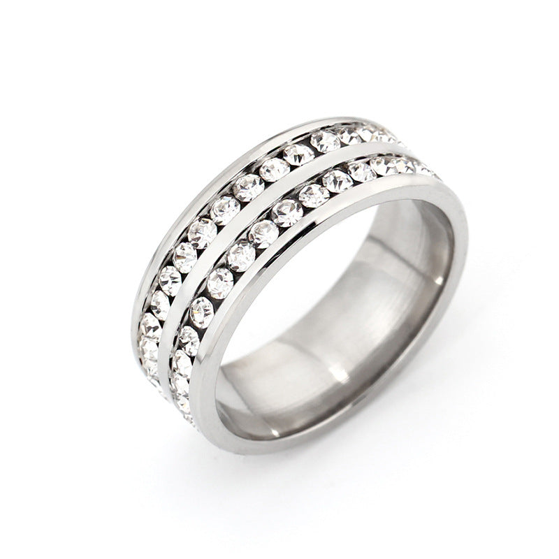 Ring Damen goldfarben mit funkelnden Verzierungen, modern und elegant - 5 - Marlena-atelier