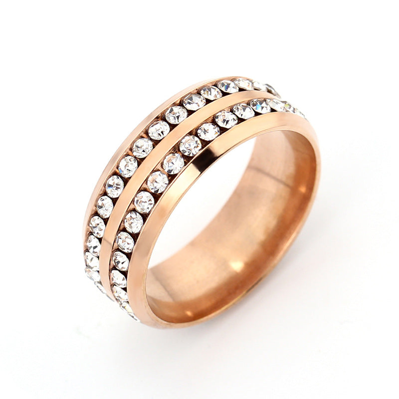 Ring Damen goldfarben mit funkelnden Verzierungen, modern und elegant - 12 - Marlena-atelier