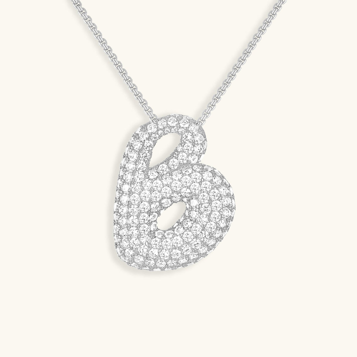 Halskette Damen goldfarben mit Initial-Anhänger, glamourös für besondere Anlässe - 37 - Marlena-atelier
