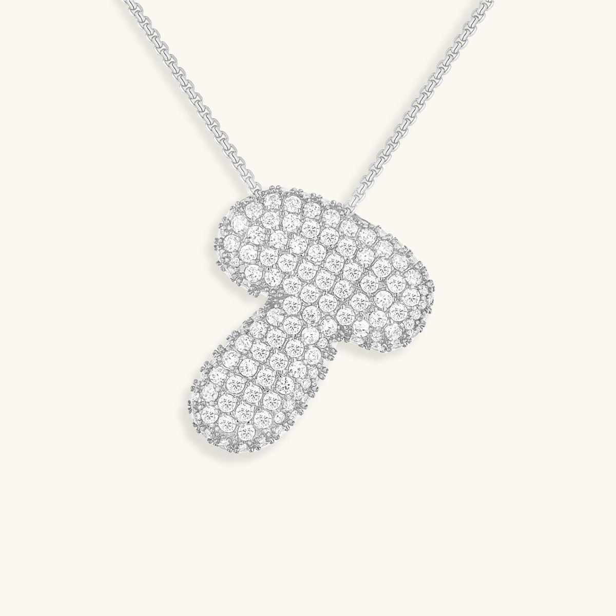 Halskette Damen goldfarben mit Initial-Anhänger, glamourös für besondere Anlässe - 55 - Marlena-atelier
