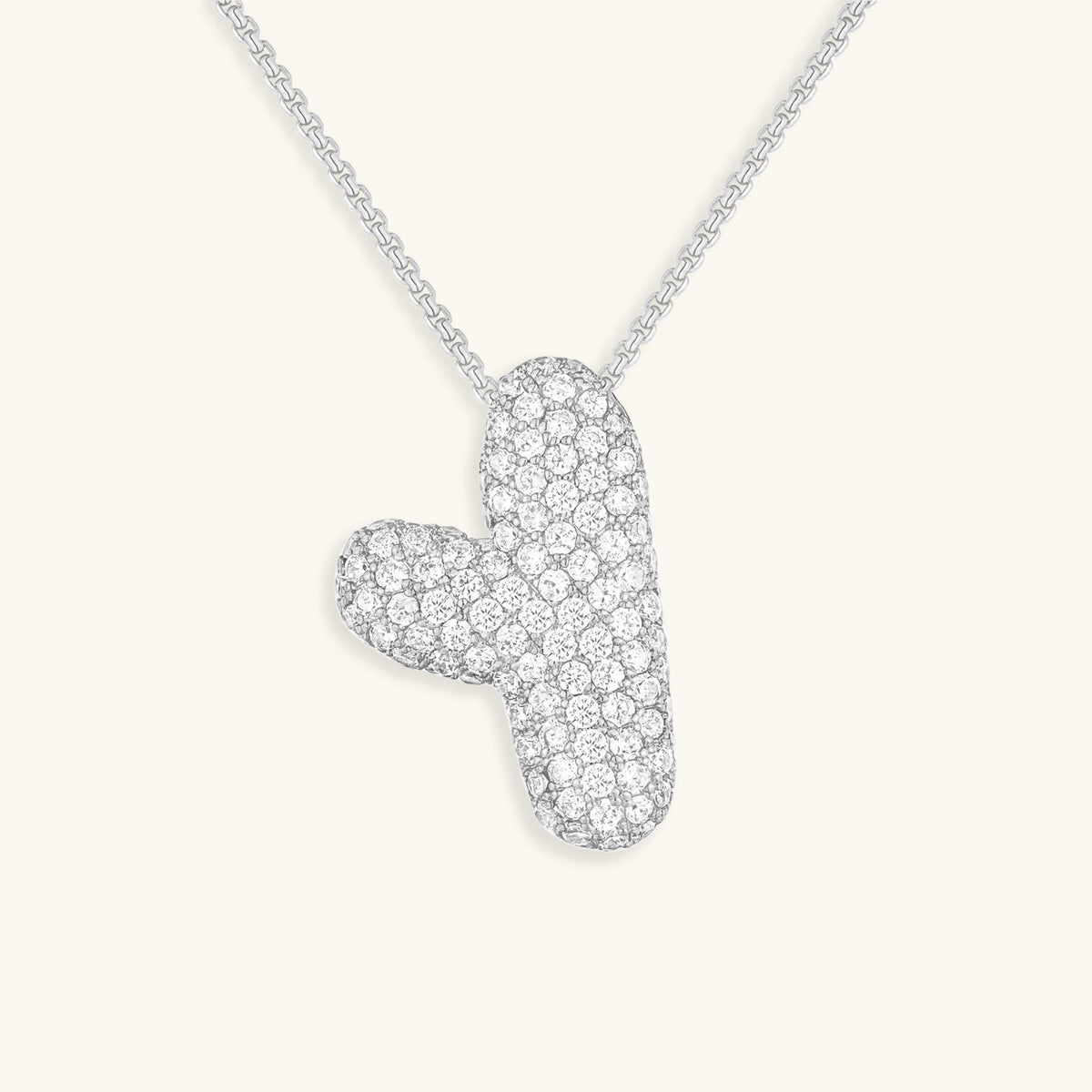 Halskette Damen goldfarben mit Initial-Anhänger, glamourös für besondere Anlässe - 60 - Marlena-atelier