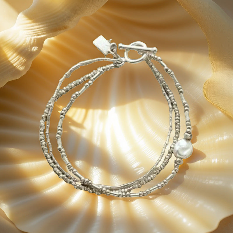 Silva – Feines Glitzerarmband – Marlena Atelier