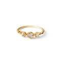 Ring Damen goldfarben mit funkelnden Steinverzierungen, elegant und modern - 3 - Marlena-atelier