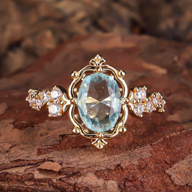 Talia – Tropfen-Zirkonia-Ring – Marlena Atelier