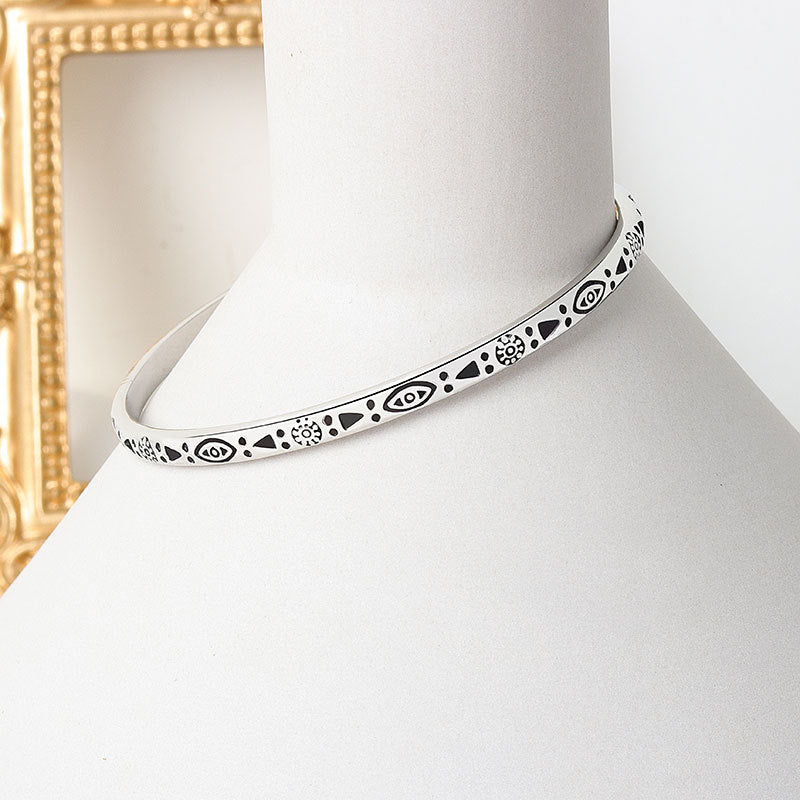 Armband Damen silberfarben mit filigranem Design, modern und elegant - 4 - Marlena-atelier