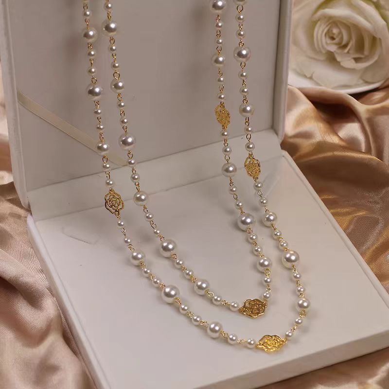 Pearl – Mehrreihige Perlenkette – Marlena Atelier