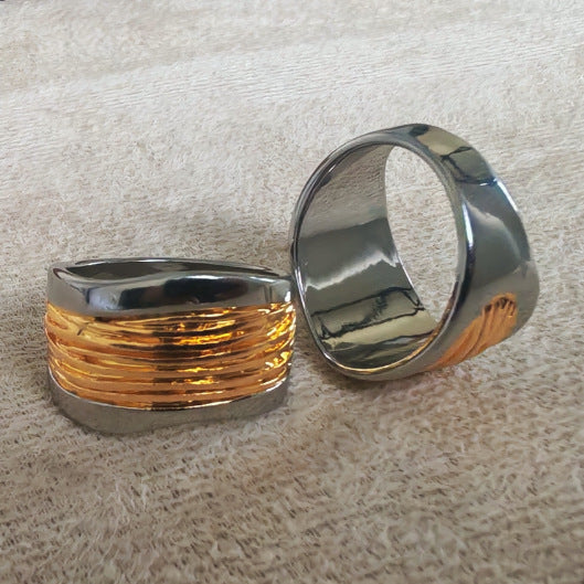 Gitta – Bicolor-Drahtring – Marlena Atelier