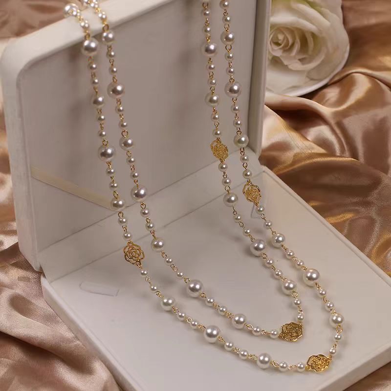 Pearl – Mehrreihige Perlenkette – Marlena Atelier