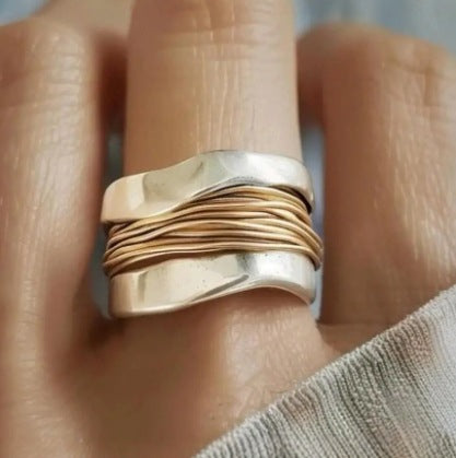 Gitta – Bicolor-Drahtring – Marlena Atelier