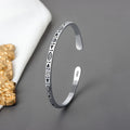 Armband Damen silberfarben mit filigranem Design, modern und elegant - 3 - Marlena-atelier