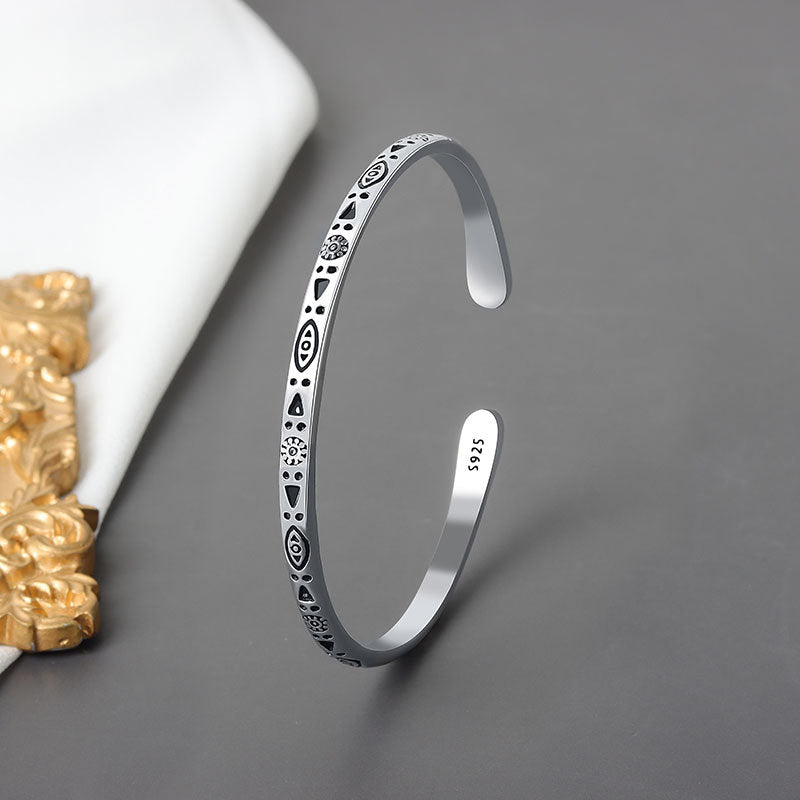 Armband Damen silberfarben mit filigranem Design, modern und elegant - 3 - Marlena-atelier