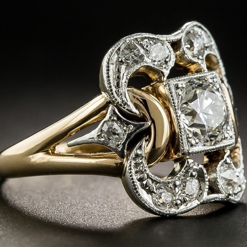 Hedda – Ring mit Gravur-Ornament – Marlena Atelier