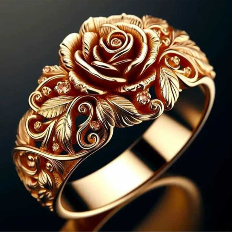 Rosalie – Rosen-Ring – Marlena Atelier