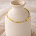 Armband Damen goldfarben mit Namensanhängern, filigran und modern - 6 - Marlena-atelier