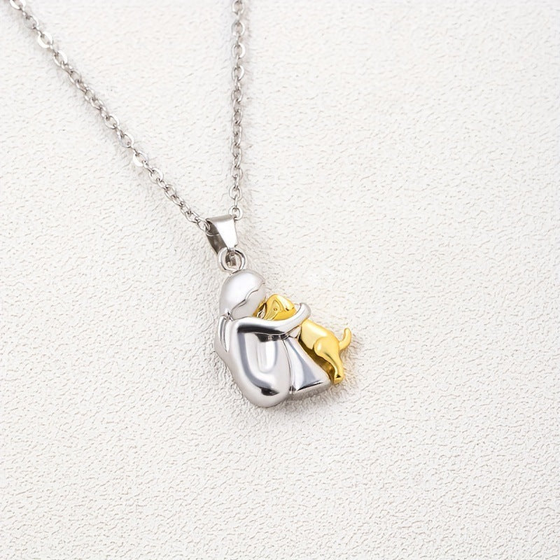 Lotte – Mädchen-und-Hund-Kette – Marlena Atelier