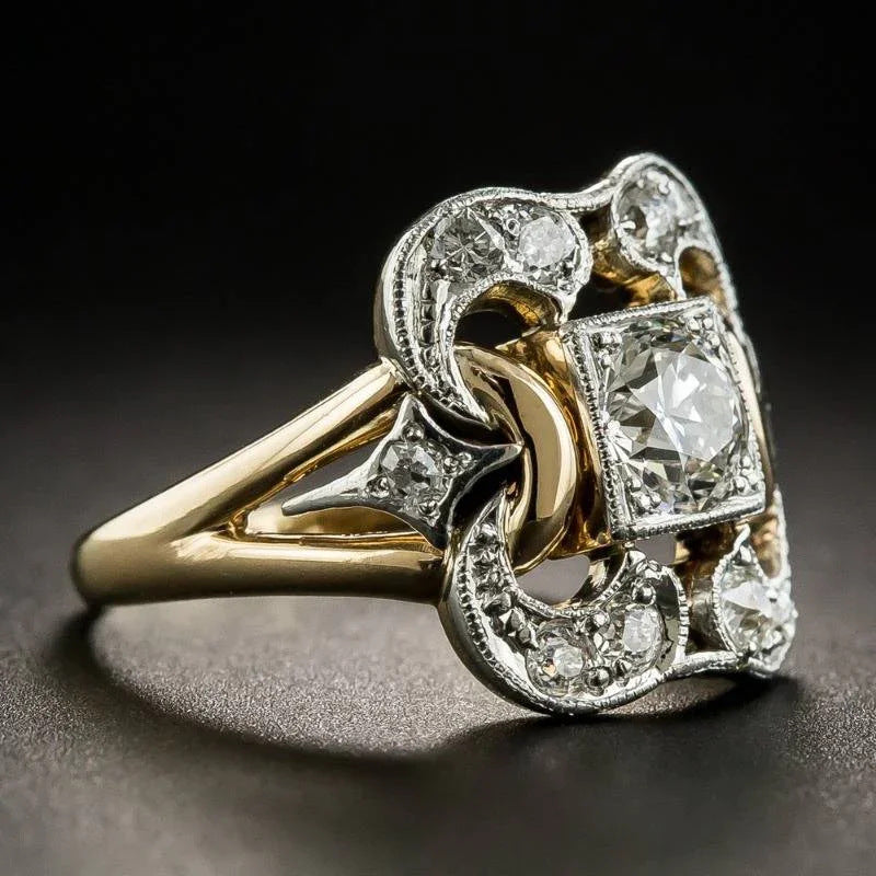 Hedda – Ring mit Gravur-Ornament – Marlena Atelier