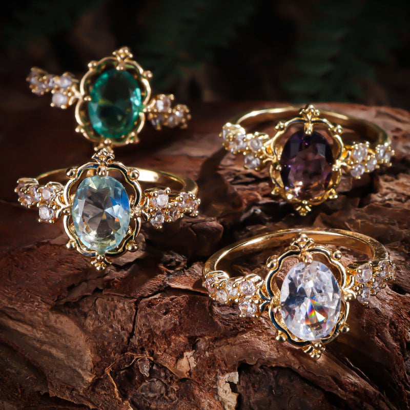 Talia – Tropfen-Zirkonia-Ring – Marlena Atelier