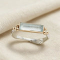 Alva – Geometrischer Zirkonia-Ring – Marlena Atelier