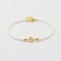 Armband Damen schwarz mit Buchstaben-Anhänger, modern und individuell - 7 - Marlena-atelier