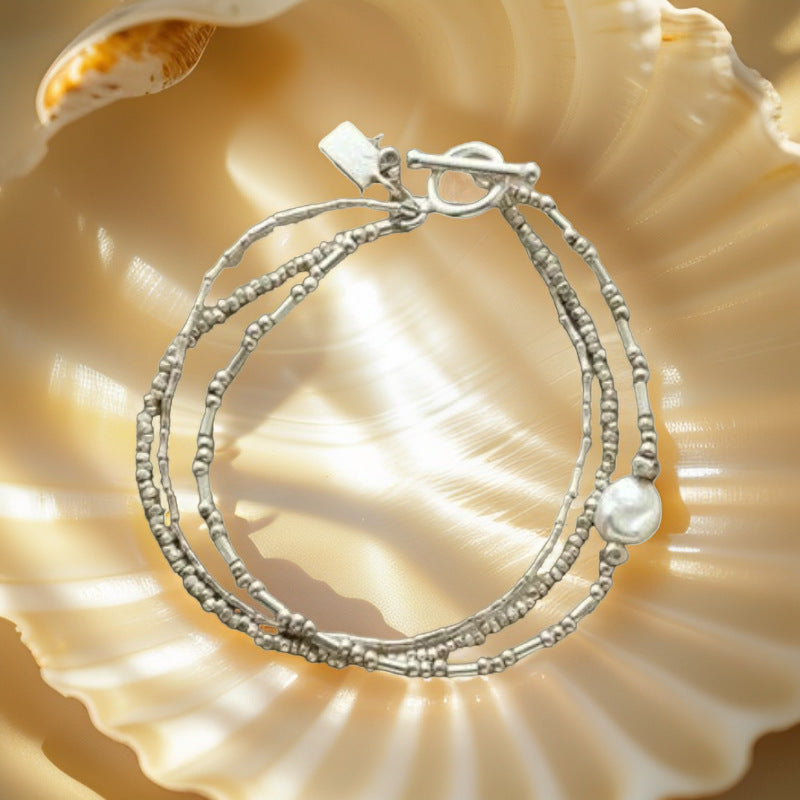 Silva – Feines Glitzerarmband – Marlena Atelier