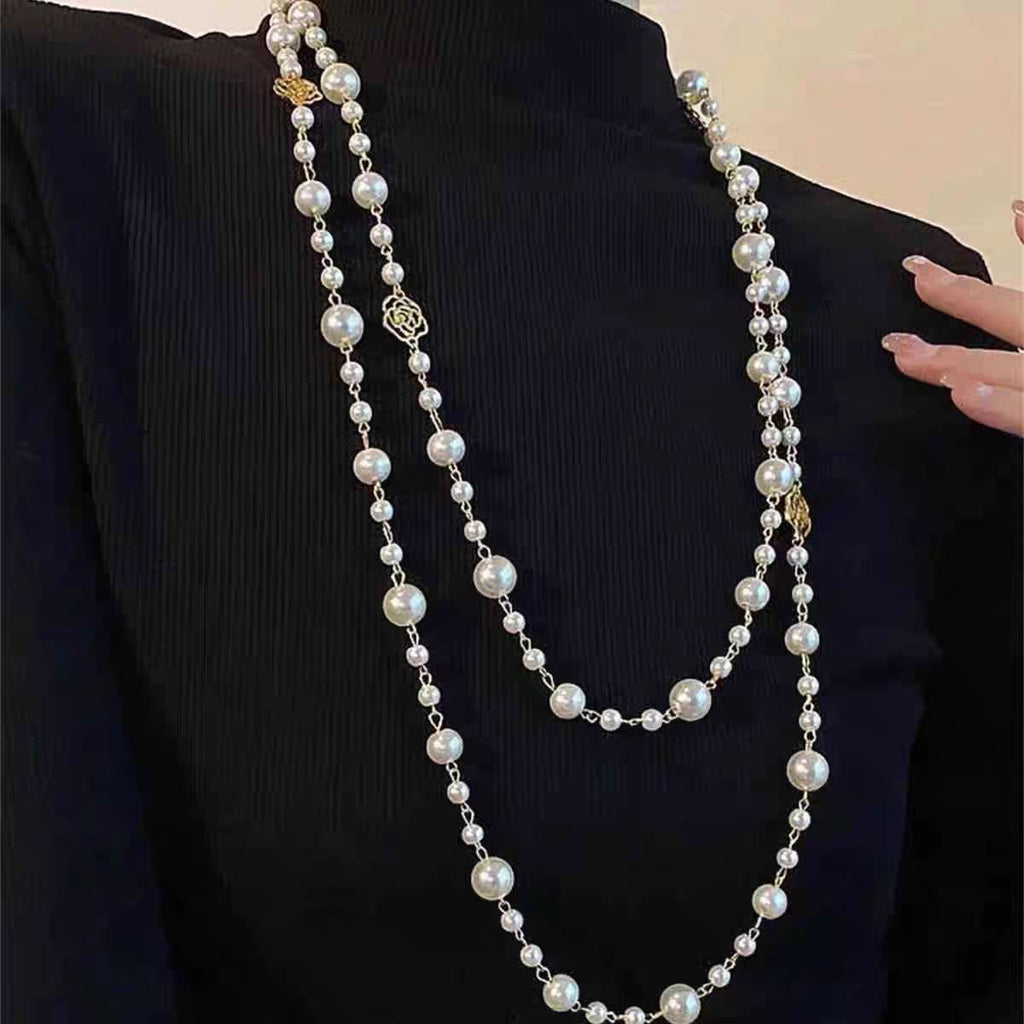 Pearl – Mehrreihige Perlenkette – Marlena Atelier