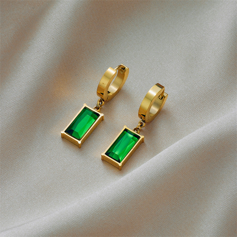 Ivy – Kette mit Smaragd-Zirkonia – Marlena Atelier