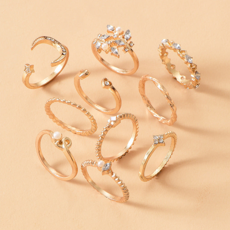 Stella – Sternen-Ringset – Marlena Atelier