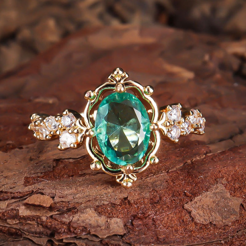 Talia – Tropfen-Zirkonia-Ring – Marlena Atelier