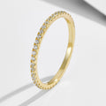 Aurelia – Goldenes Pavé-Ringset – Marlena Atelier