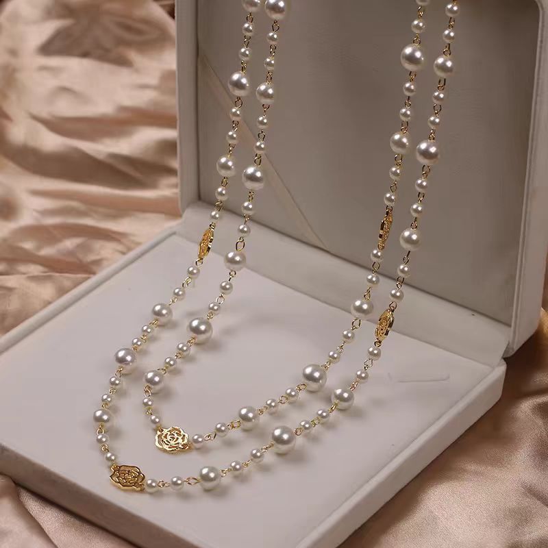 Pearl – Mehrreihige Perlenkette – Marlena Atelier
