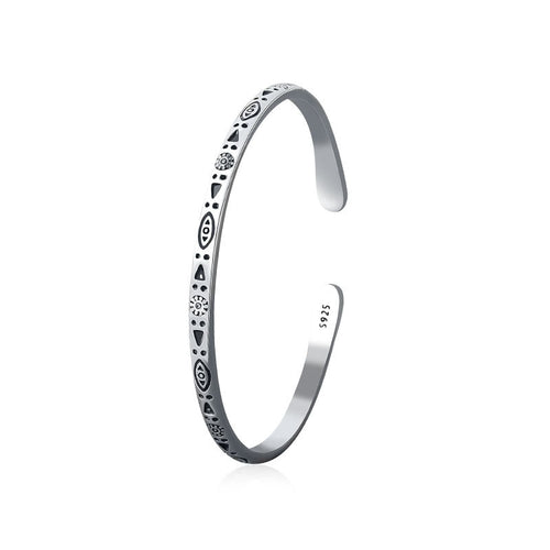 Armband Damen silberfarben mit filigranem Design, modern und elegant - 2 - Marlena-atelier