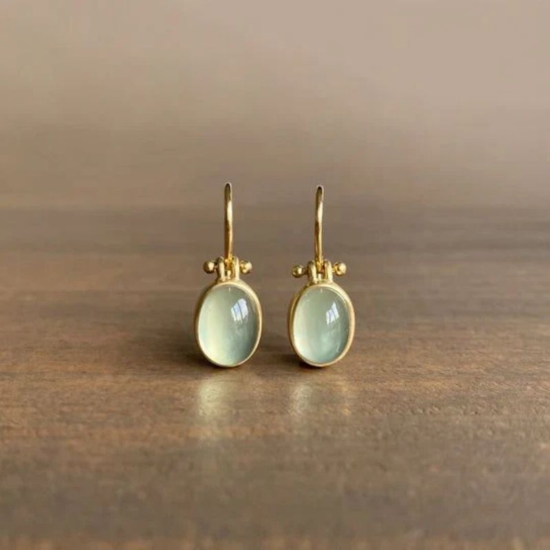 Jadwiga – Jade-Ohrhänger – Marlena Atelier