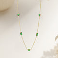 Esme – Kette mit Smaragdstein – Marlena Atelier