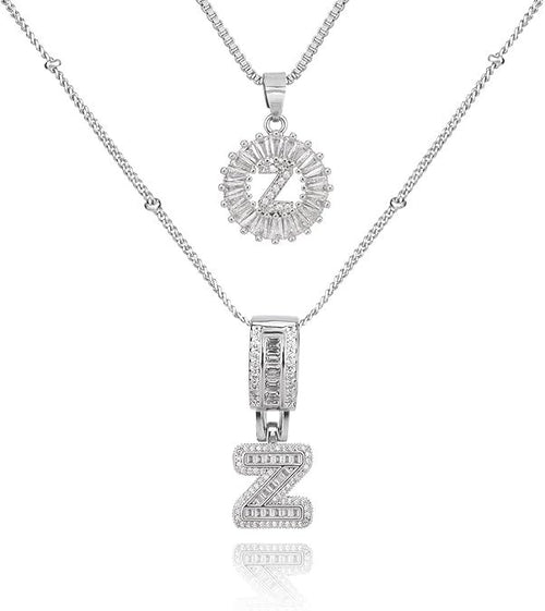 Alma – Vergoldete Initialenkette – Marlena Atelier