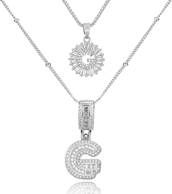 Alma – Vergoldete Initialenkette – Marlena Atelier