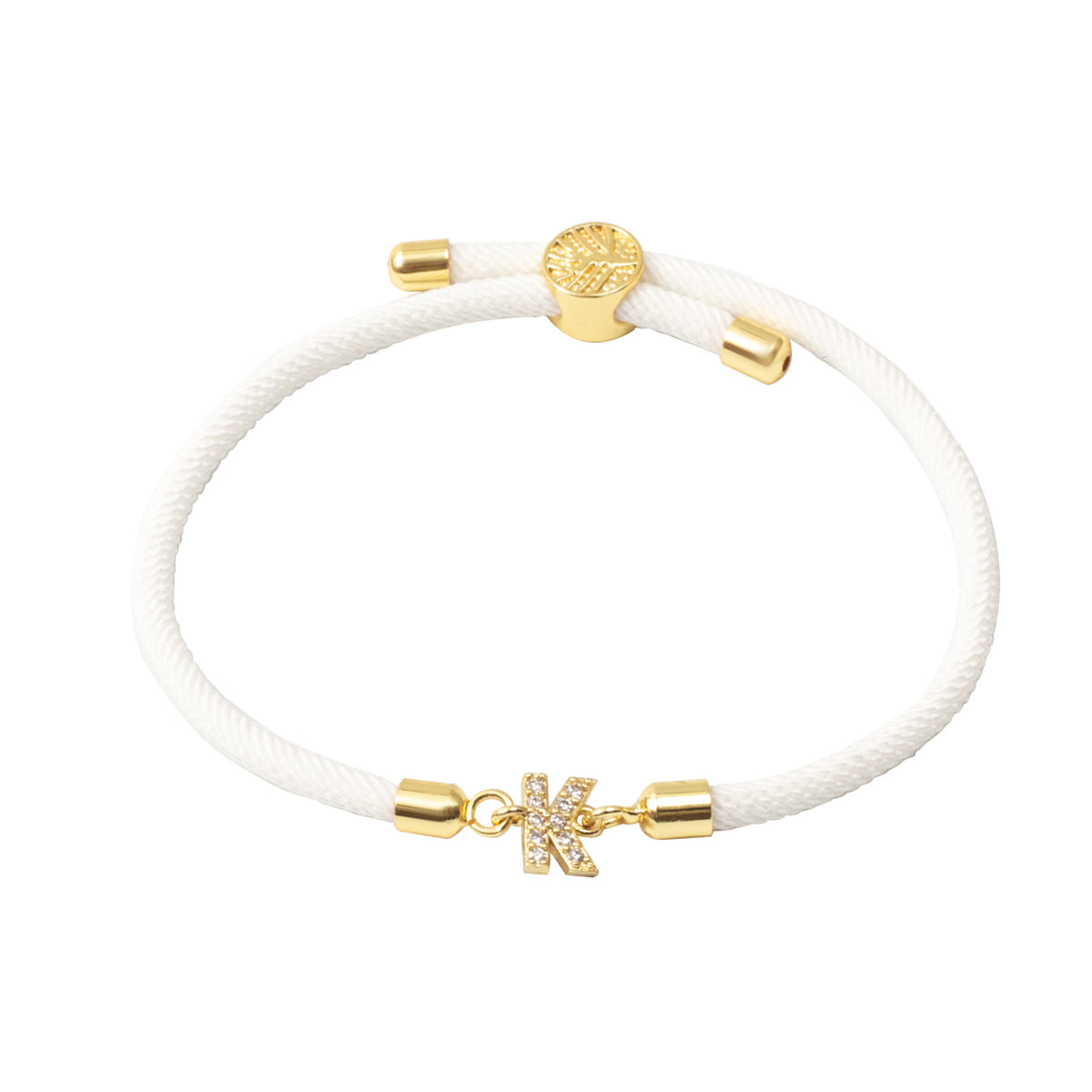 Armband Damen schwarz mit Buchstaben-Anhänger, modern und individuell - 12 - Marlena-atelier