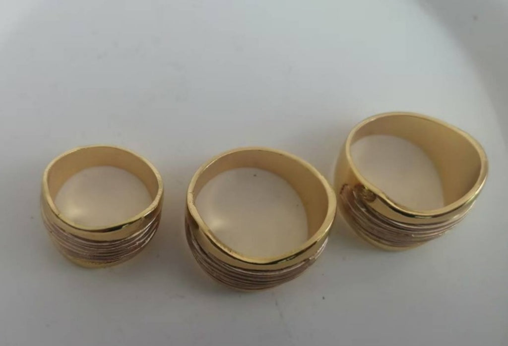 Gitta – Bicolor-Drahtring – Marlena Atelier